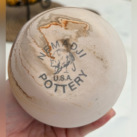 Vintage Nemadji Pottery Vase set of 3 in perfect condition - Picture 6 of 12